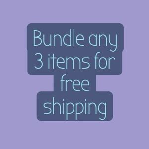 Bundle for Free Shipping